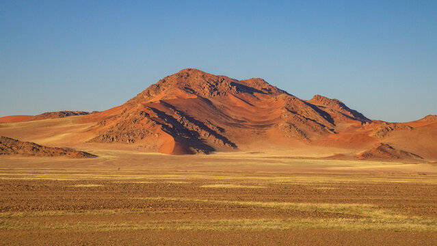 Early morning at the Namib Naukluft National Park dunes, Namibia, Africa