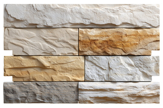 Natural stone wall cladding texture with rectangular slate tiles masonry surface wall facade stacked stone rock texture building material