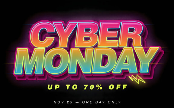 Cyber monday sale up to 70 percent off