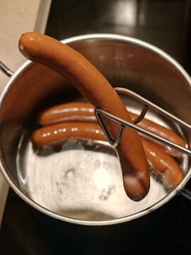 Fleischw&uuml;rstchen warm machen