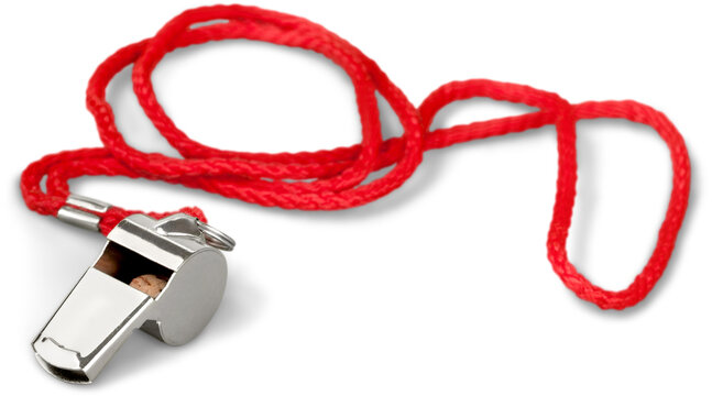 silver whistle, metal whistle, whistle with lanyard, whistle with cord, red string whistle, whistle PNG, PNG