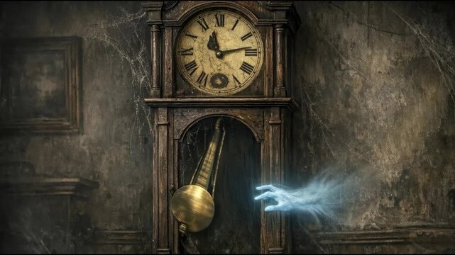 A clock design integrated into the side of a wall, a simple and modern time-keeping solution