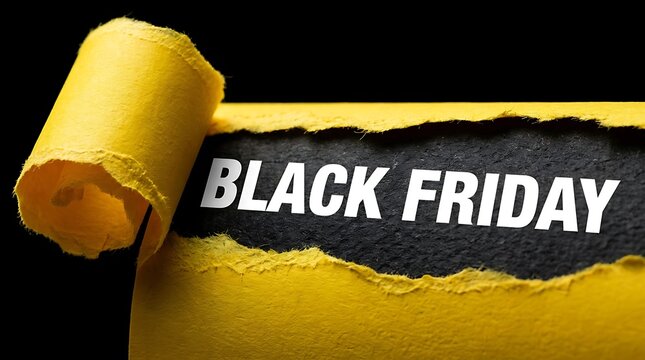Black-friday-reveal-ripped-yellow-paper-advertising-banner-template