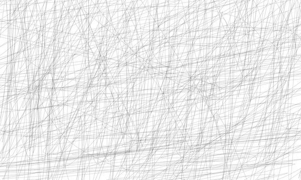Abstract background with chaotic intersecting lines isolated on transparent background