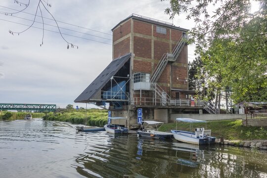 Historic coal loading station on the Batuv Canal, Sudoměřice, Jihomoravsk&yacute; kraj, Czech Republic