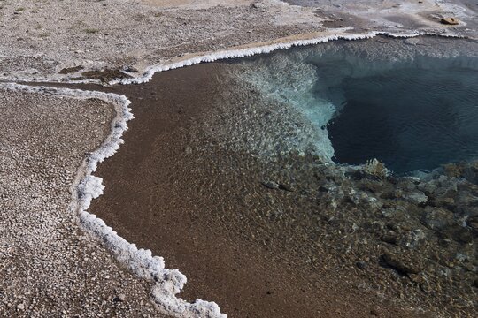 Thermal spring, geothermal area Haukadalur, Geysir, Iceland