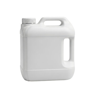 White plastic jerrycan