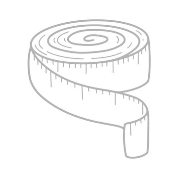Tape measure clipart for design and craft projects