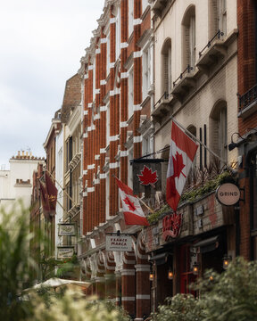 LONDON, UK - MAY 26, 2022:  View along Maiden Lane, Covent Garden