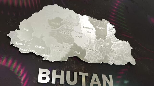 Bhutan Map