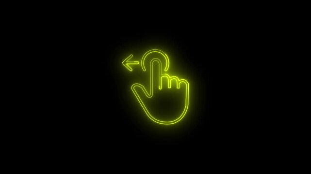 Play button icon with stock footage video asset text label for media production and content creation