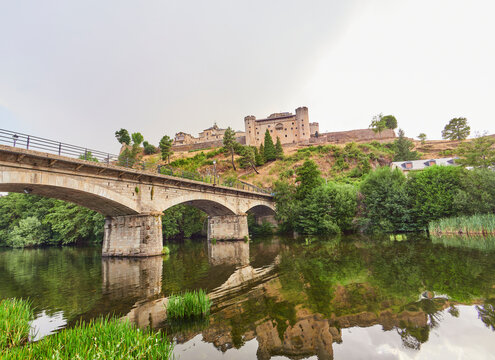 15th-century castle in Puebla de Sanabria, Zamora, Castile and Le&oacute;n, Spain.