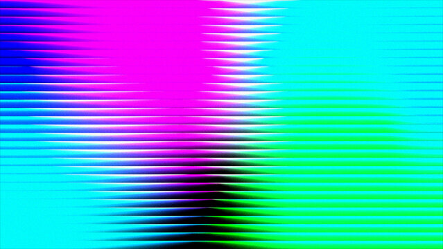 Abstract background, with horizontal lines, vibrant gradient of, magenta, blue, cyan, and green color transitions