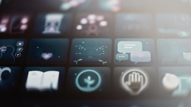 Mental wellbeing dashboard displays diverse support tools
