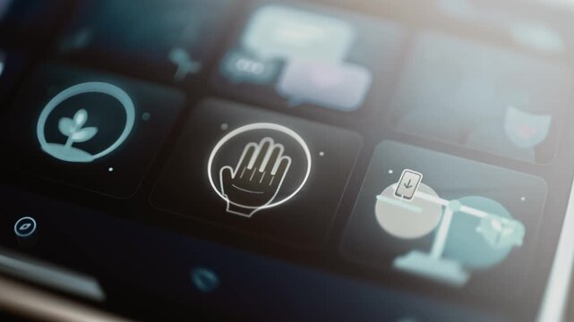 Mindfulness and boundaries tools share a dark interface