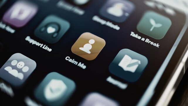 Calm Me option stands between support resources