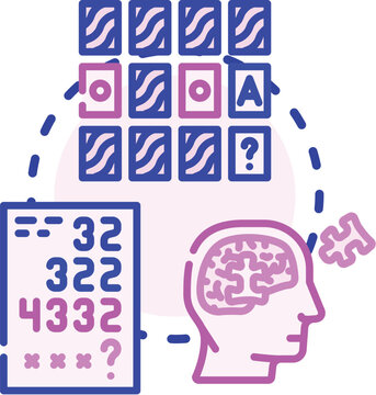Brains illustrate the process of memorizing facts, information, and data, highlighting learning, knowledge acquisition, and mental retention through cycles of education and cognitive development