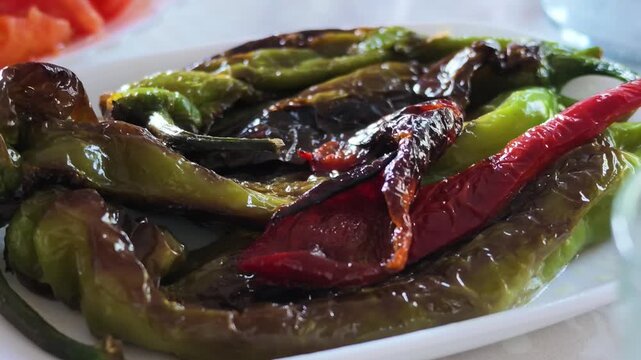 char-grilled peppers, Galician cuisine