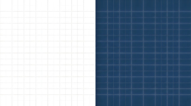 Seamless grid patterns in white and blue