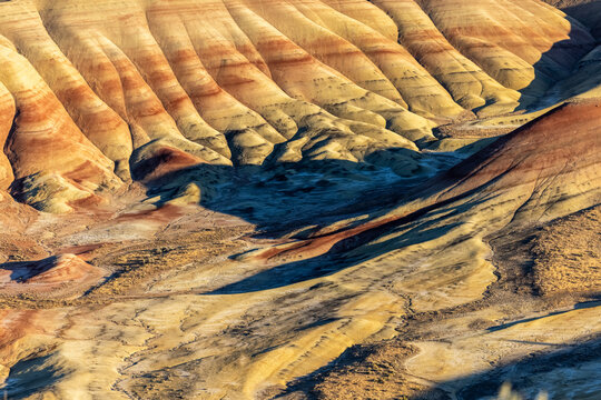 Painted Hills Oregon at Sunset