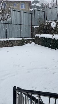 Snowfall in Kashmir
