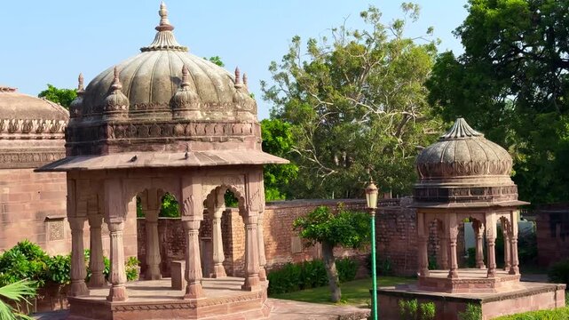famous mandore garden with unique temples in jodhpur