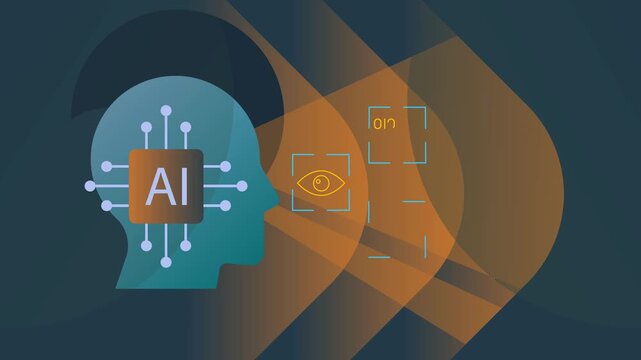 AI Automation Workflow for Time Saving and Strategic Decision Making - Animated Illustration as MP4 File