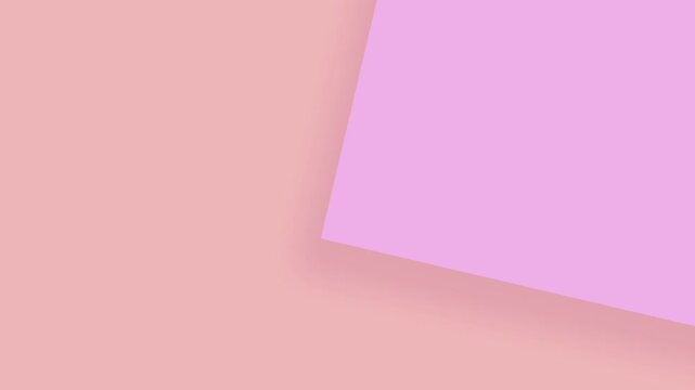 pastel square shapes layered over pastel coloured backgrounds animated motion backdrops animations with a gentle slow moving square gradually moving on a pale coloured wallpaper 4K graphic element