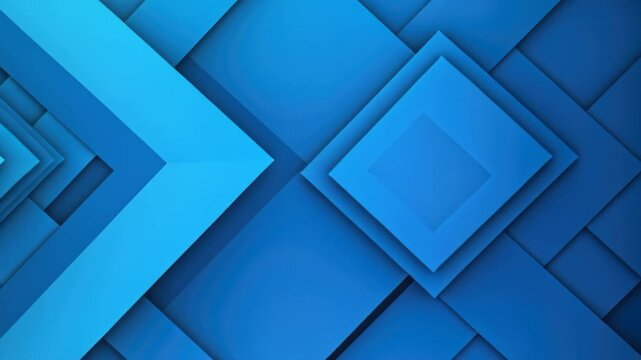 Abstract Blue Geometric Shapes: A stunning composition of overlapping blue geometric shapes, creating a dynamic and modern visual aesthetic with depth and dimension.