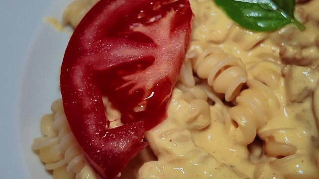 Pasta with Creamy Light Sauce &ndash; Homemade Italian Food