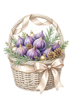 Frosted Fig Botanical Gift Basket.svg