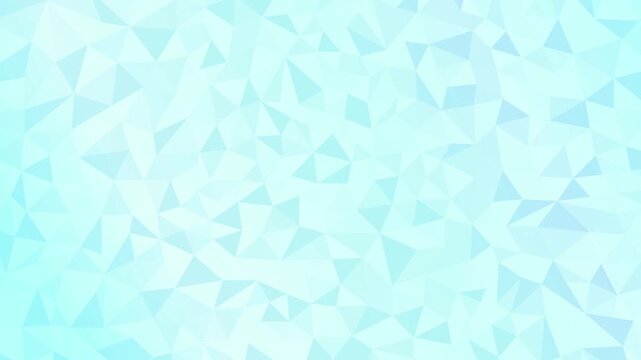 Light blue geometric low poly pattern 4K
