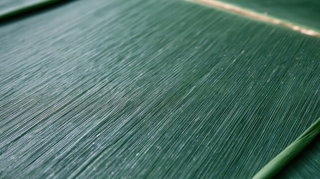 Green textured surface with parallel lines