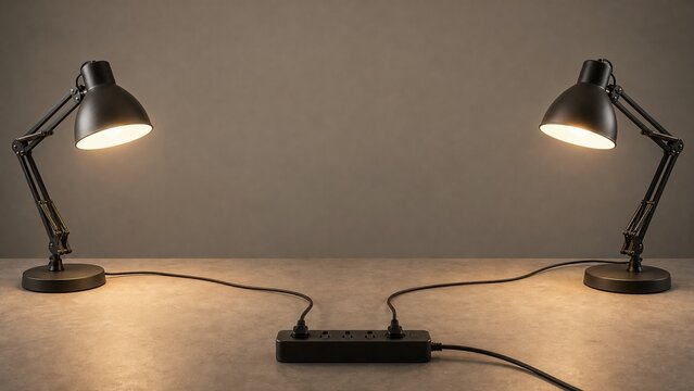 Two working lamps sharing one power source illustrating false redundancy and hidden single point of failure risk