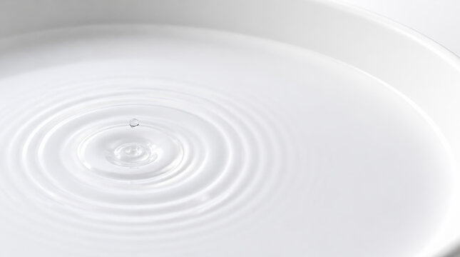 Water ripple circle liquid surface white texture pattern reflection abstract background business growth strategy roadmap