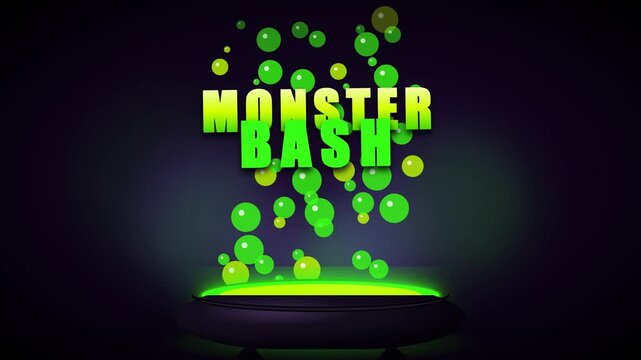 Monster Bash Halloween Witch Cauldron Animation