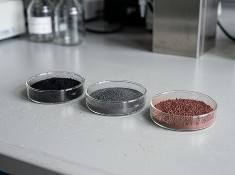 Recovered Lithium Ion Battery Electrode Powders in Laboratory