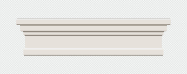Classic Decorative Wall and Ceiling Molding Set – Elegant Crown Molding, Baseboard, and Architectural Trim Vector Collection © promaster