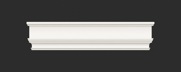 Classic Decorative Wall and Ceiling Molding Set – Elegant Crown Molding, Baseboard, and Architectural Trim Vector Collection © promaster