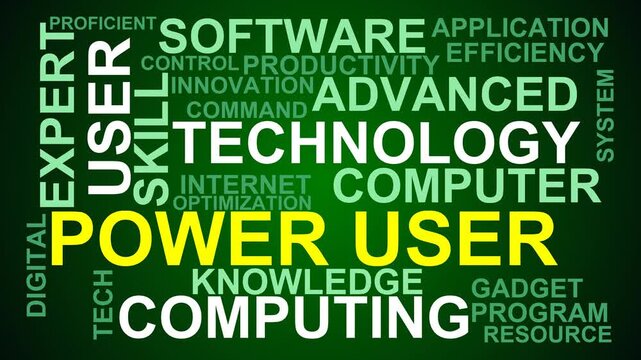 Power User Word Cloud