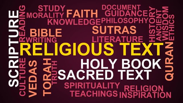 Religious Text Word Cloud