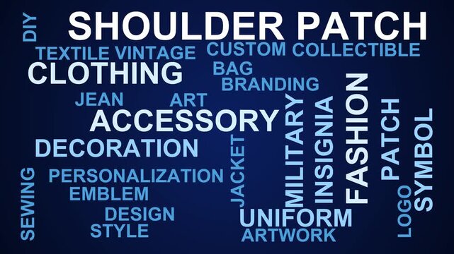 Shoulder Patch Word Cloud