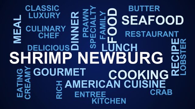 Shrimp Newburg Word Cloud