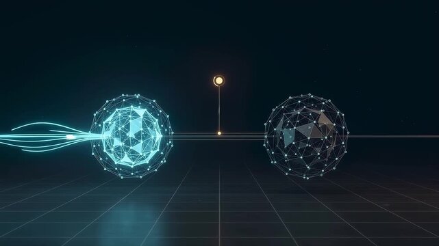 AI production detects an error and automatically switches back to a stable previous model before restoring normal operation in a clean seamless loop.