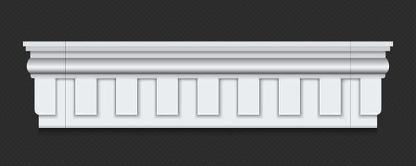 Classic Decorative Wall and Ceiling Molding Set – Elegant Crown Molding, Baseboard, and Architectural Trim Vector Collection © promaster