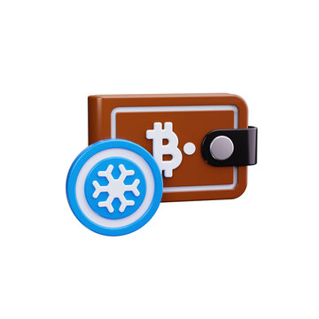 wallet 3d render icons