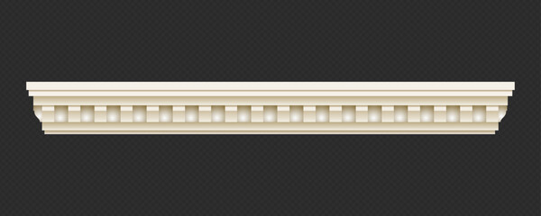 Classic Decorative Wall and Ceiling Molding Set – Elegant Crown Molding, Baseboard, and Architectural Trim Vector Collection © promaster