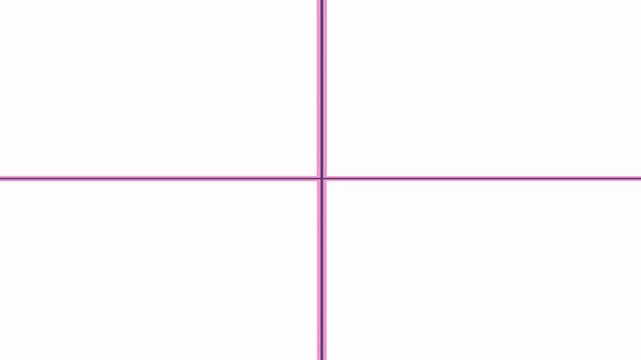 Crosshair Grid Alignment Line Animation for Targeting, Calibration and Motion Graphics
