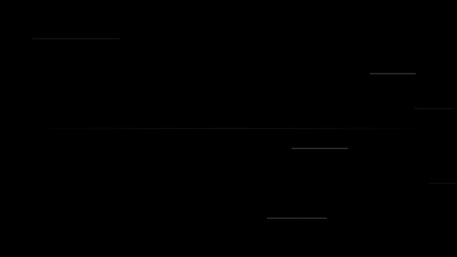 Minimalist White Horizontal Lines on Black Background