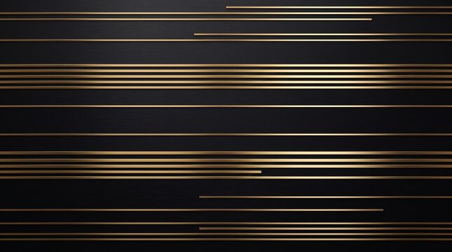 Horizontal golden lines on a dark black textured background